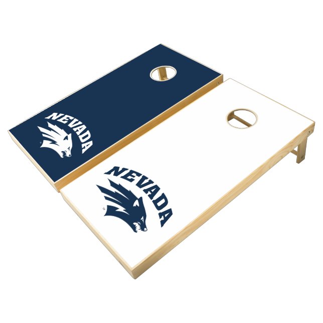 University of Nevada Wolf Cornhole Set (Angled)