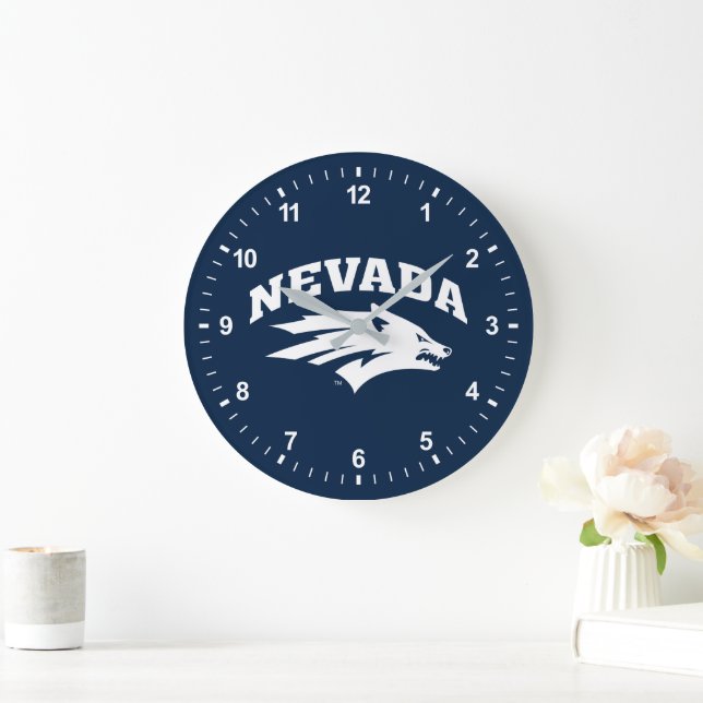 University of Nevada Wolf Large Clock (Home)
