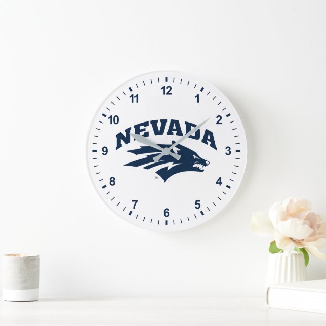 University of Nevada Wolf Large Clock (Home)