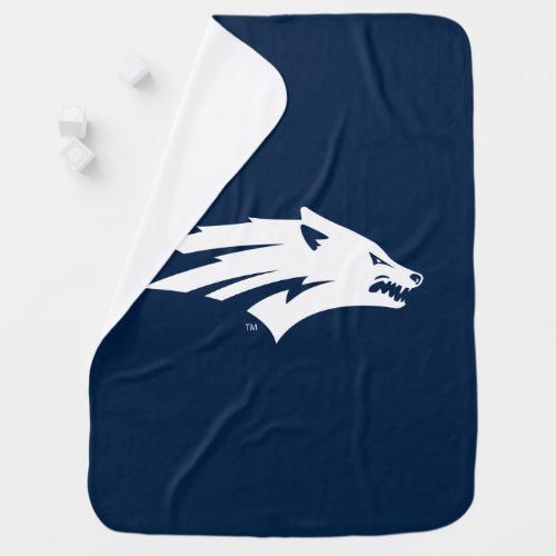University of Nevada Wolf Logo Baby Blanket