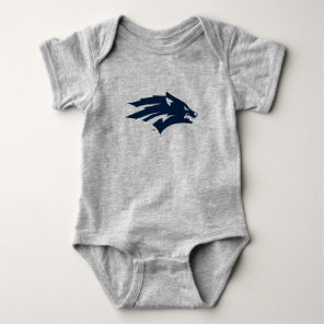 University of Nevada Wolf Logo Baby Bodysuit