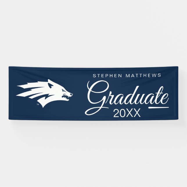 University of Nevada Wolf Logo Banner (Horizontal)