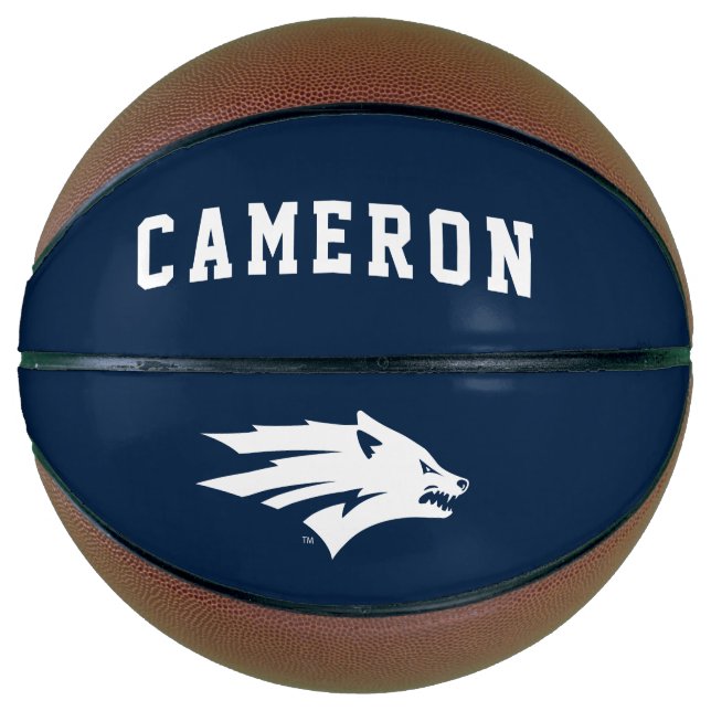 University of Nevada Wolf Logo Basketball (Front)