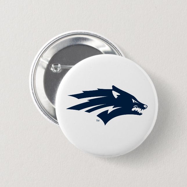 University of Nevada Wolf Logo Button (Front & Back)