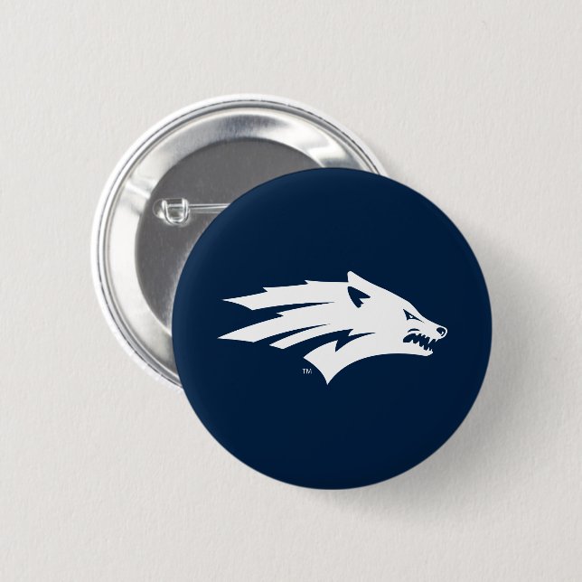 University of Nevada Wolf Logo Button (Front & Back)