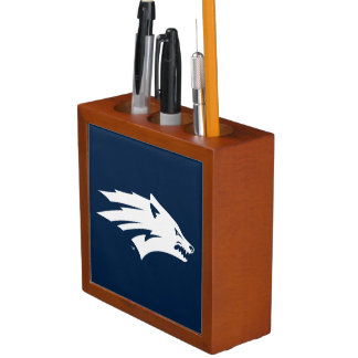 University of Nevada Wolf Logo Desk Organizer