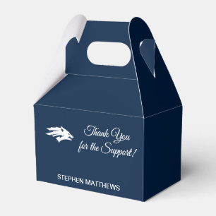 University of Nevada Wolf Logo Favor Boxes