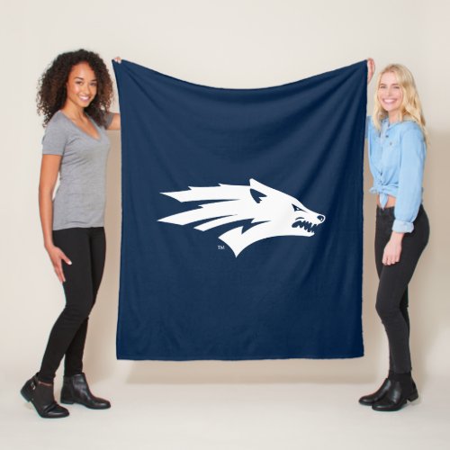 University of Nevada Wolf Logo Fleece Blanket