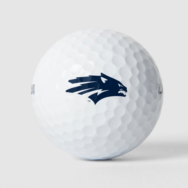 University of Nevada Wolf Logo Golf Balls (Front)