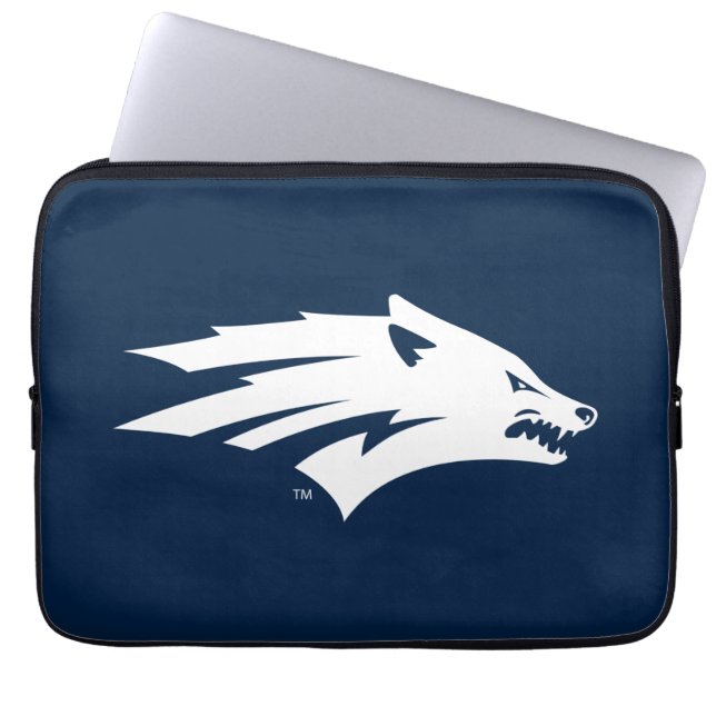 University of Nevada Wolf Logo Laptop Sleeve (Front)