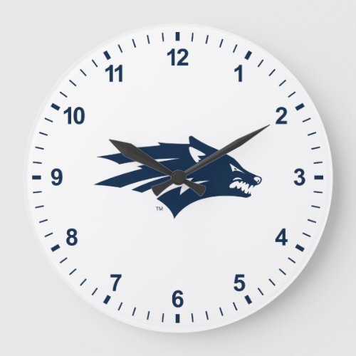 University of Nevada Wolf Logo Large Clock