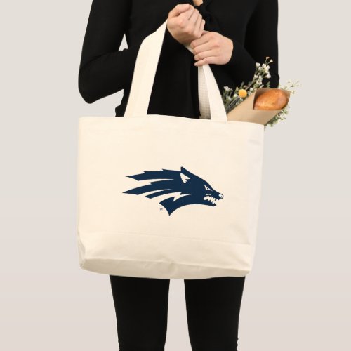University of Nevada Wolf Logo Large Tote Bag