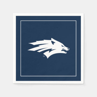 University of Nevada Wolf Logo Napkins