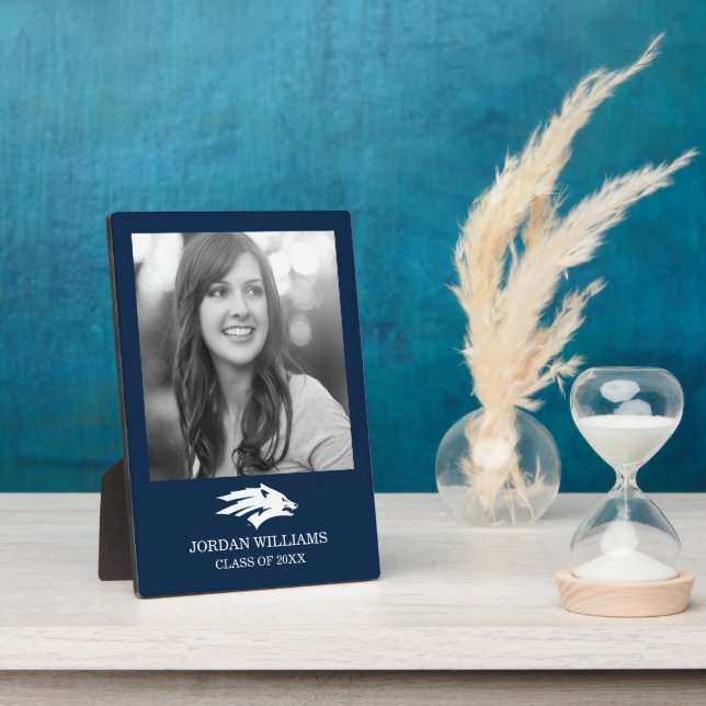 University of Nevada Wolf Logo Plaque (Side)