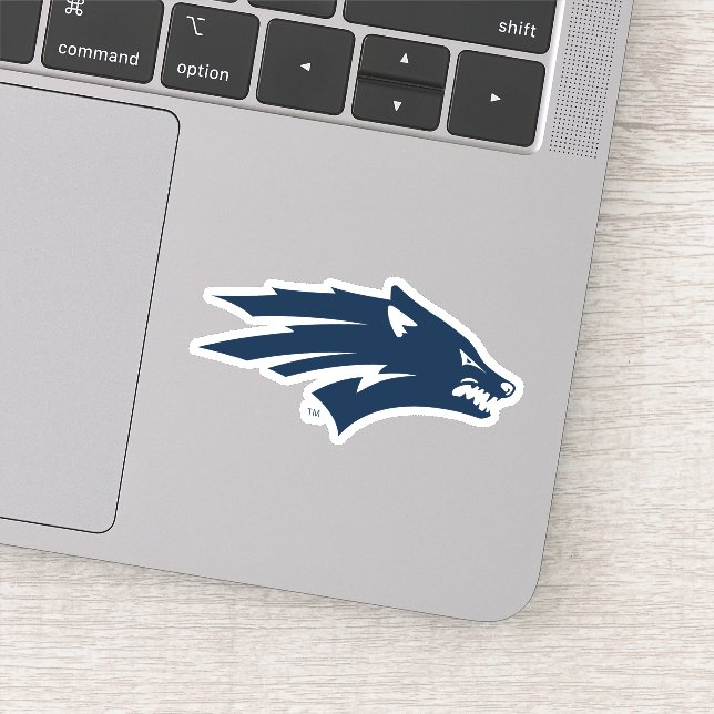 University of Nevada Wolf Logo Sticker (Detail)