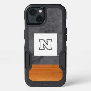 University of Nevada Wood Cement Half White iPhone 13 Case
