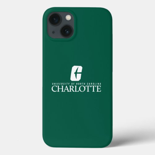 University of North Carolina Charlotte iPhone 13 Case
