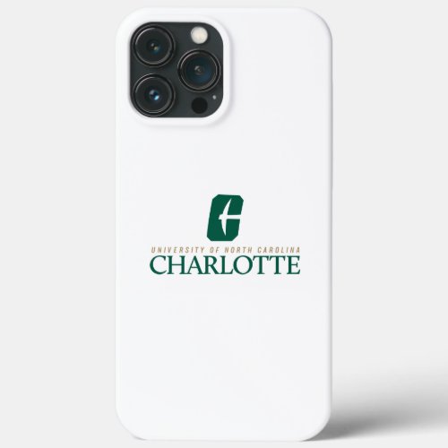 University of North Carolina Charlotte iPhone 13 Pro Max Case
