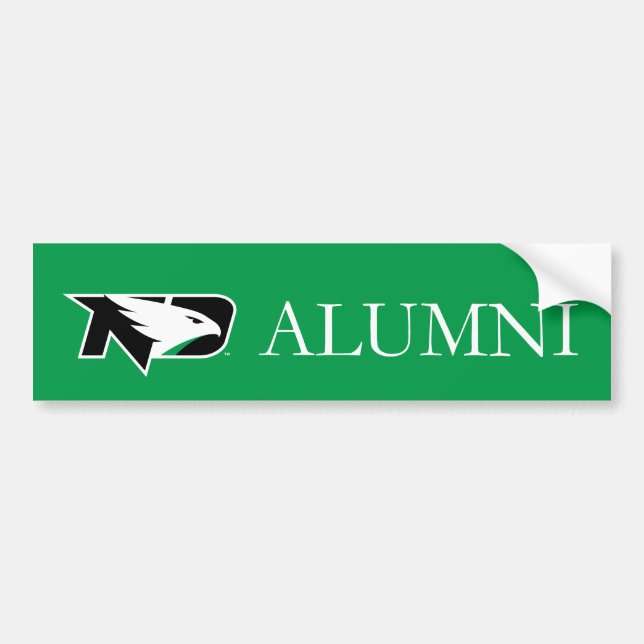 University of North Dakota Alumni Bumper Sticker (Front)