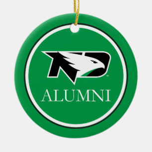 University of North Dakota Alumni Ceramic Ornament