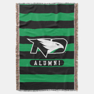 University of North Dakota Alumni Stripes Throw Blanket
