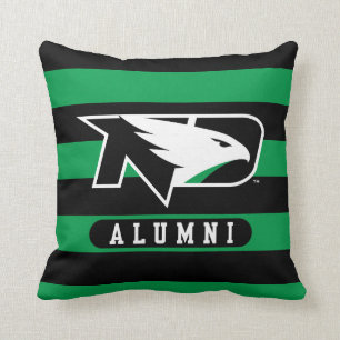 University of North Dakota Alumni Stripes Throw Pillow