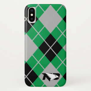 University of North Dakota Argyle Pattern iPhone X Case