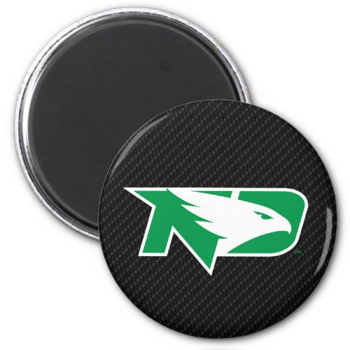 University of North Dakota Carbon Fiber Pattern Magnet