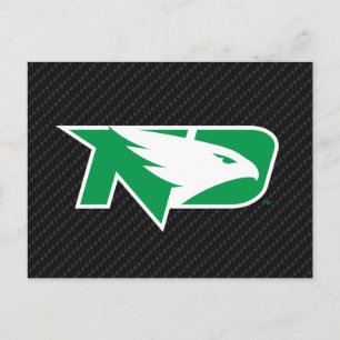 University of North Dakota Carbon Fiber Pattern Postcard