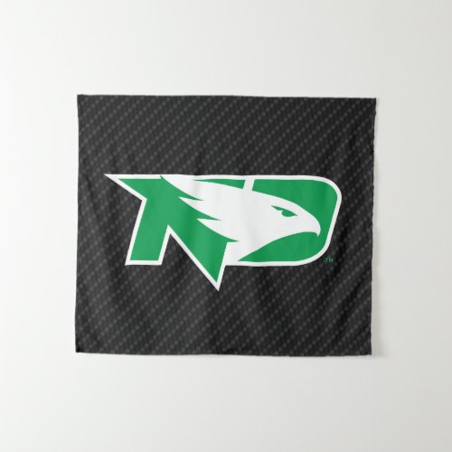 University of North Dakota Carbon Fiber Pattern Tapestry