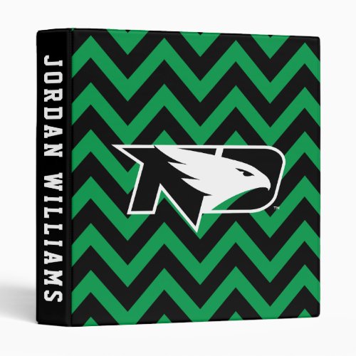 University of North Dakota Chevron Pattern 3 Ring Binder