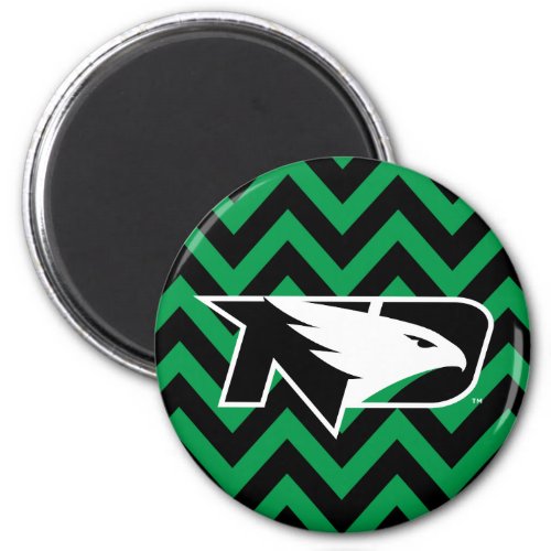 University of North Dakota Chevron Pattern Magnet