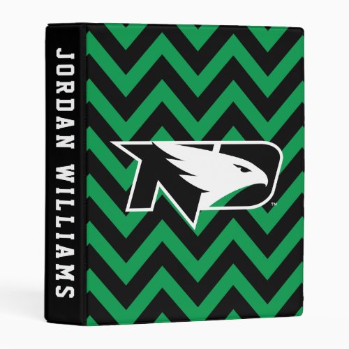 University of North Dakota Chevron Pattern Mini Binder