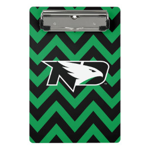 University of North Dakota Chevron Pattern Mini Clipboard