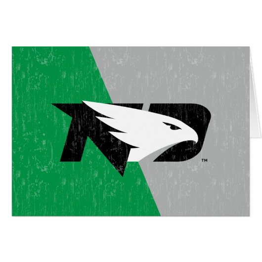 University of North Dakota Color Block Distressed (Front Horizontal)