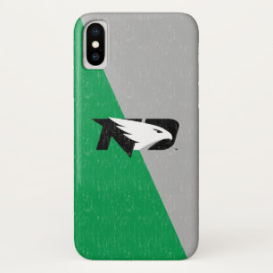 University of North Dakota Color Block Distressed iPhone X Case