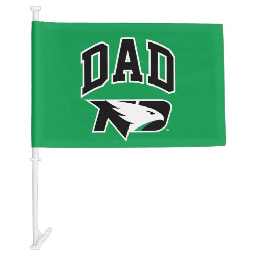 University of North Dakota Dad Car Flag