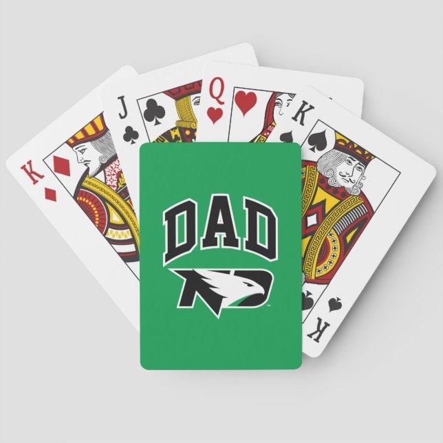 University of North Dakota Dad Poker Cards (Back)