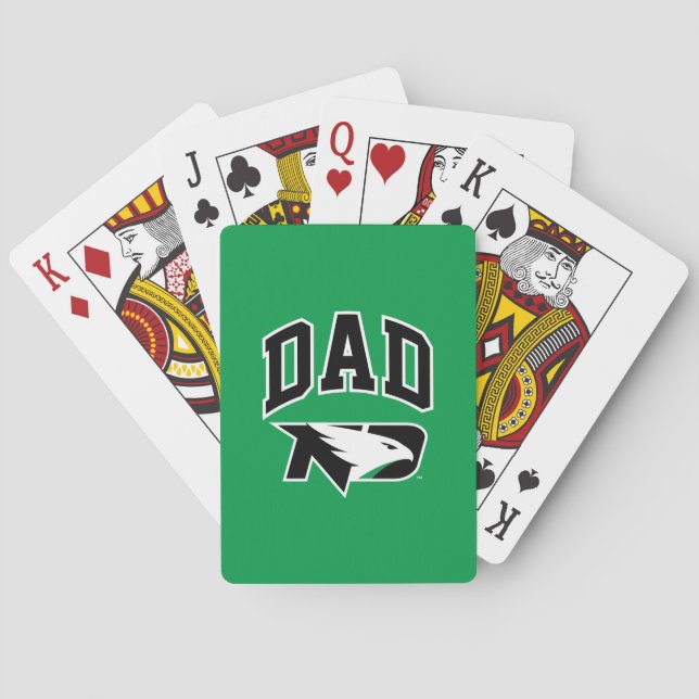 University of North Dakota Dad Poker Cards (Back)