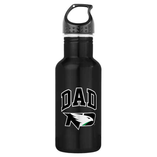 University of North Dakota Dad Stainless Steel Water Bottle (Front)