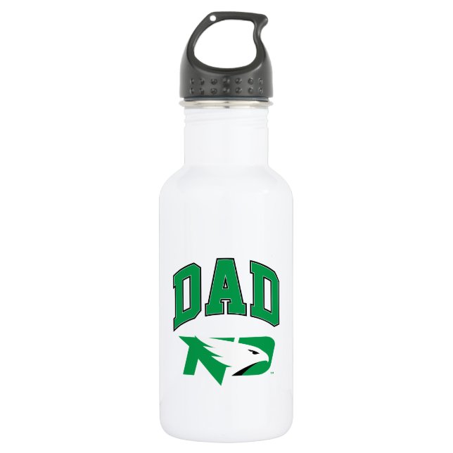 University of North Dakota Dad Stainless Steel Water Bottle (Front)