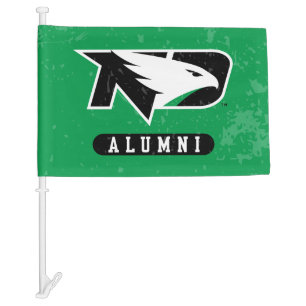 University of North Dakota Distressed Alumni Car Flag