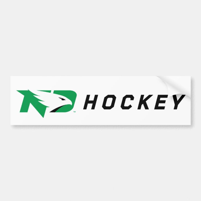 University of North Dakota Hockey Bumper Sticker (Front)