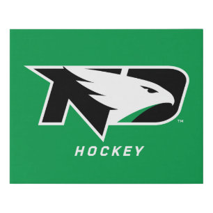 University of North Dakota Hockey Faux Canvas Print