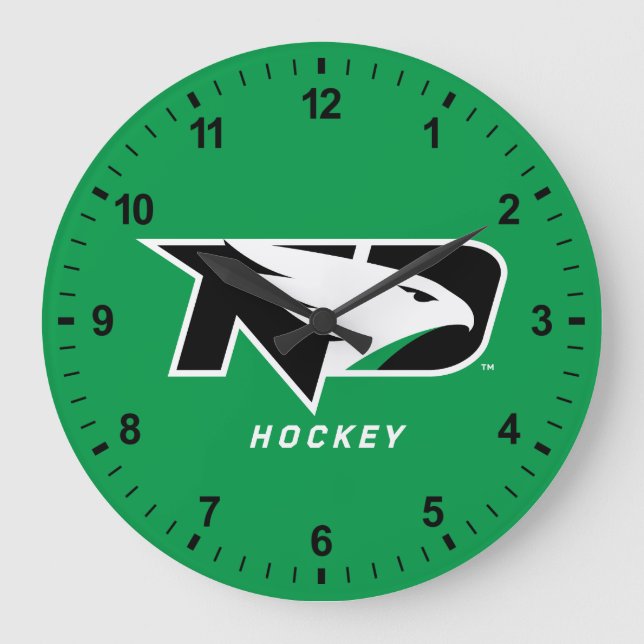 University of North Dakota Hockey Large Clock (Front)