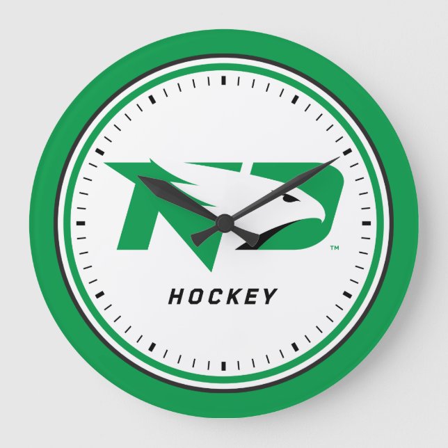 University of North Dakota Hockey Large Clock (Front)