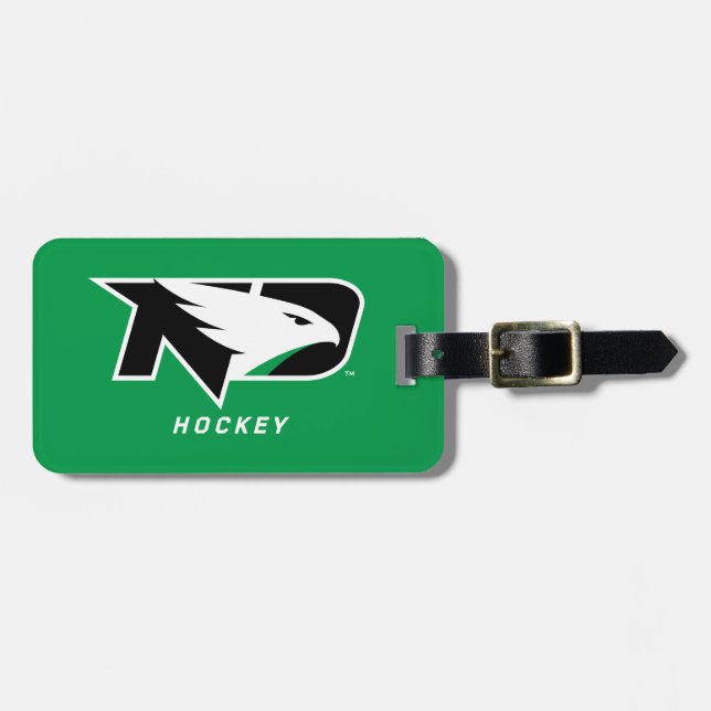 University of North Dakota Hockey Luggage Tag (Front Horizontal)