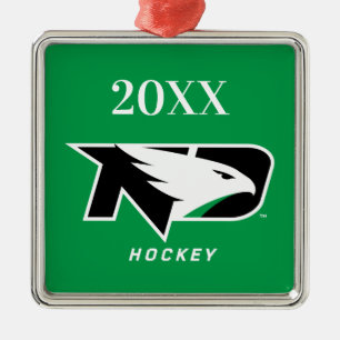 University of North Dakota Hockey Metal Ornament