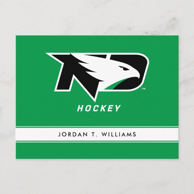 University of North Dakota Hockey Postcard (Front)