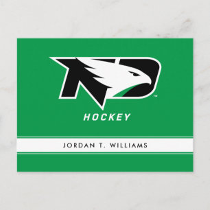University of North Dakota Hockey Postcard